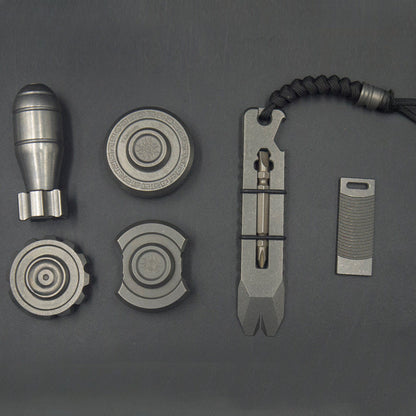 TC21 titanium Multi-Tool Wrench Pry Bar Screwdriver EDC