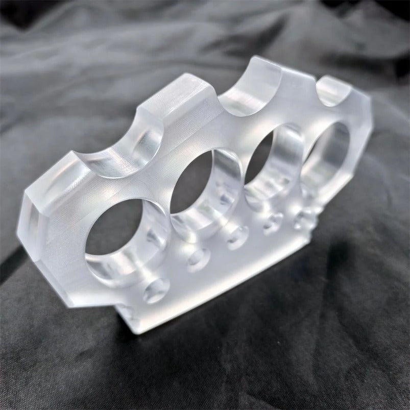 Thickened Transparent Non-metallic Knuckle Duster EDC