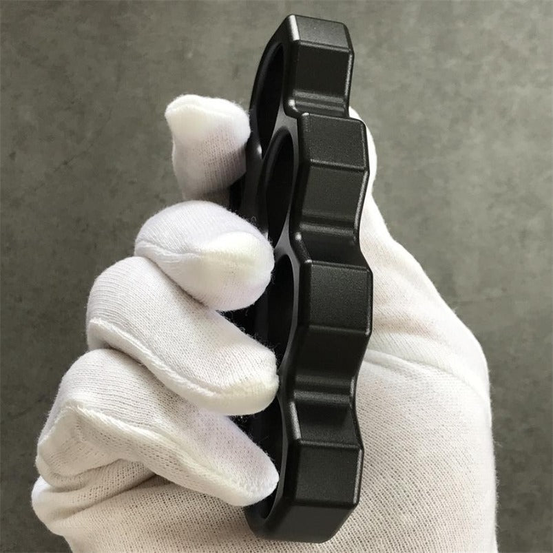 Black Aviation Aluminum Lightweight Knuckle Duster EDC
