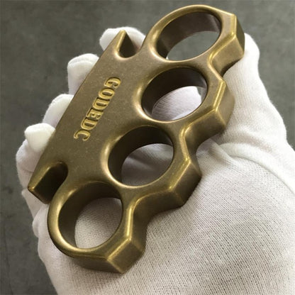 GODEDC Old Style Brass Knuckle Duster EDC Tool
