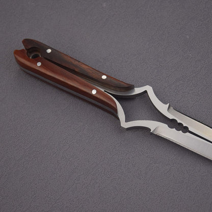 High Hardness Tactical Straight Knife with Blade Sheath EDC