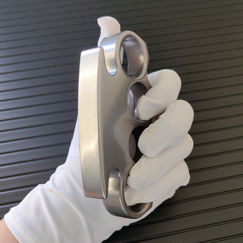 The KING Stone Wash Precision Steel Knuckle Dusters EDC
