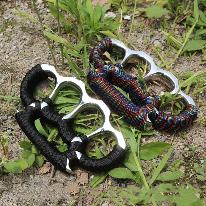 Eagle-With Rope Thickened Solid Pure Steel Knuckle Duster