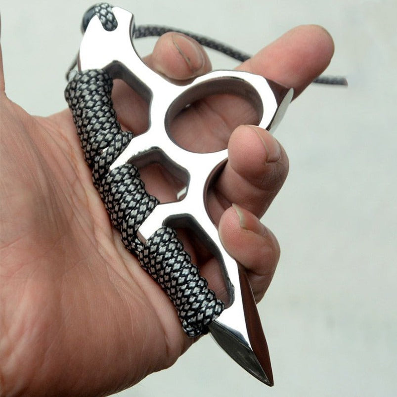 Dragon Teeth- Thickened Pure Steel Knuckle Duster Defense EDC