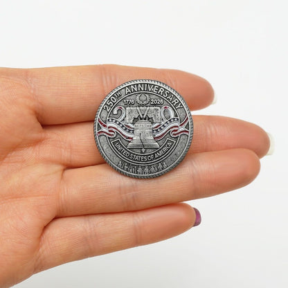 American 250 Anniversary Badge Decoration Clothes Bag Scarf Brooch