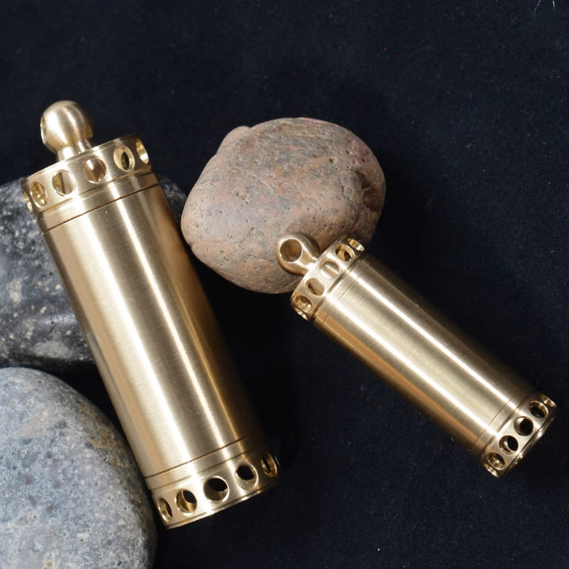FieldMedix Copper Vault Portable Pill Safe Capsule Silo EDC