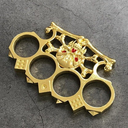 Creative Design Dice Skull Brass Knuckle Duster EDC