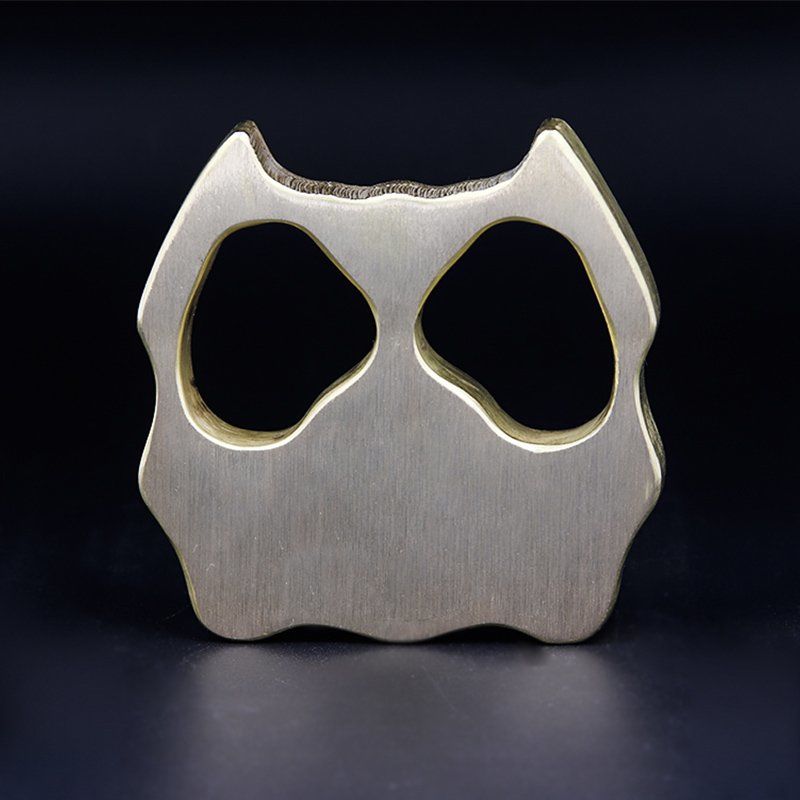 Hound- Brass Knuckle Duster Self Defense Pendant EDC