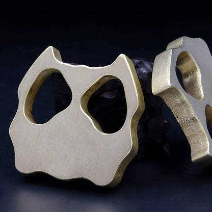 Hound- Brass Knuckle Duster Self Defense Pendant EDC