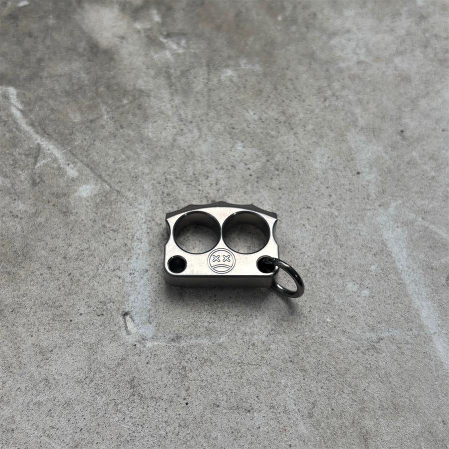 Mini Titanium Knuckle Duster Pendant Jewelry