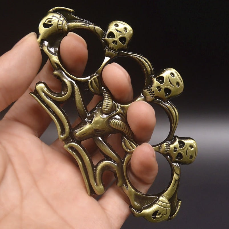 Sheep Skull-Creative Design Brass Knuckle Duster Martial Arts EDC