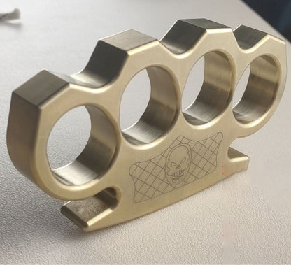 Pirate-Thickened Precision Brass Knuckle Duster Self Defense