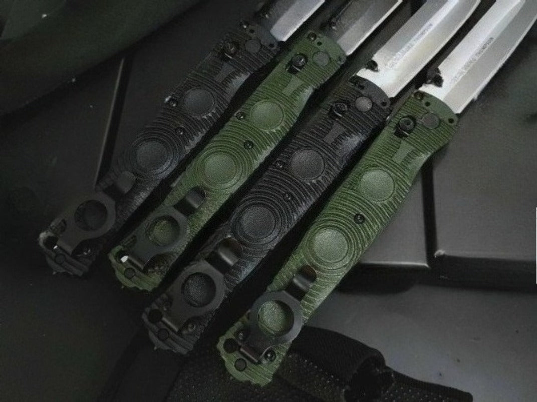 BM391 D2 Steel Tactical Folding Knife Nylon Fiberglass Plastic Handle