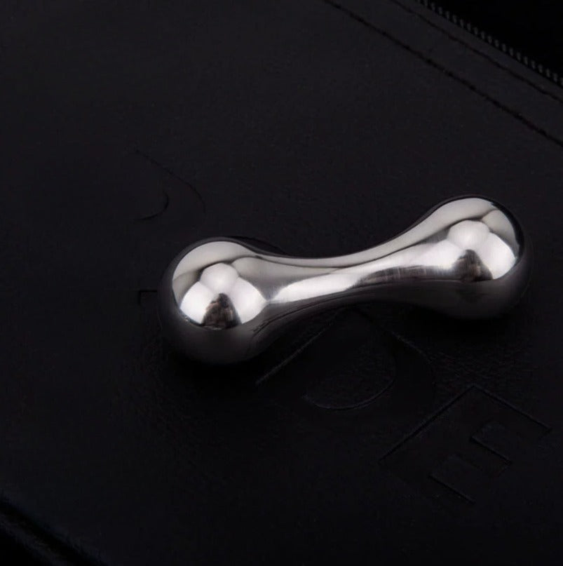 Damascus Titanium Horse Bone Forgetting Stone EDC