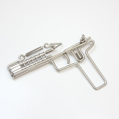 Stainless Nostalgic Chain Fire Starter Matchlock EDC