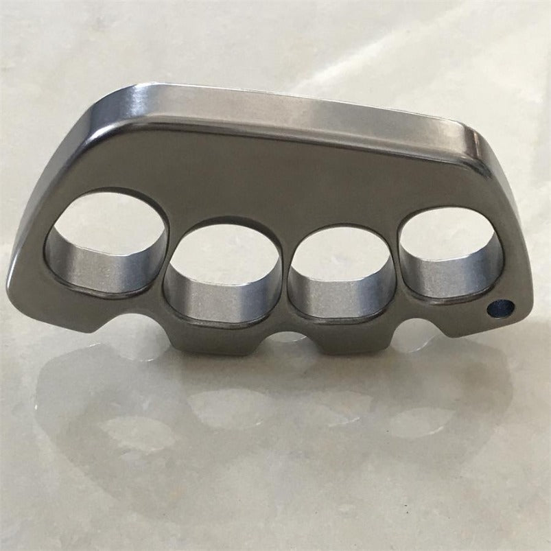 Hard Big Finger Hole Titanium Knuckle Dusters EDC