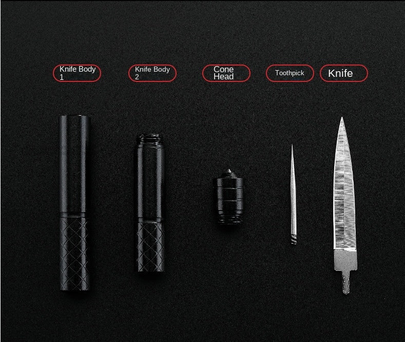 Portable Multi-purpose Pencil Shaped Mini Knives EDC Tool