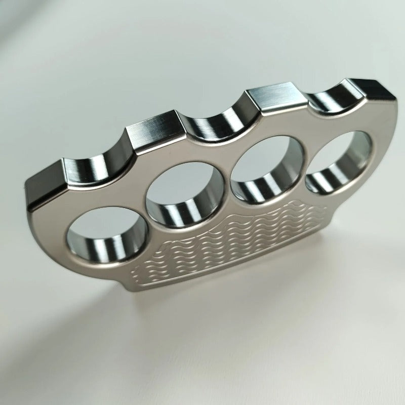 Steel Wrist- Solid Hard Stainless Steel Knuckle Duster EDC