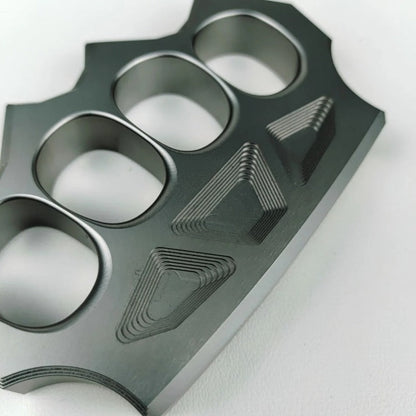 Space-Hard Steel Knuckle Duster Finger Spiked Fistfight Tool
