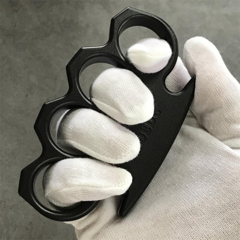 GODEDC Black Lightweight Aviation Aluminum Knuckle EDC
