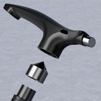 Portable Trekking Pole Baton Window Breaker Cone Multi-Tool