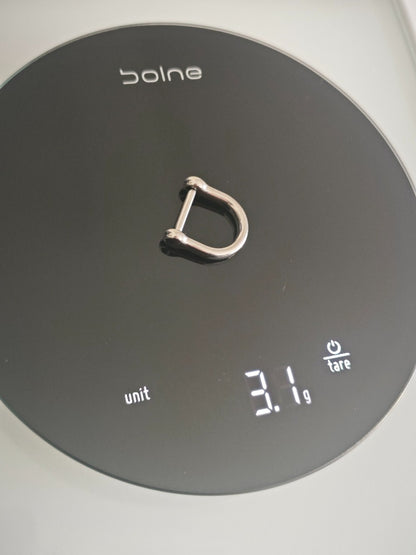 Pure Titanium Horseshoe Key Chain Pendant Hook Accessories 3 Specifications