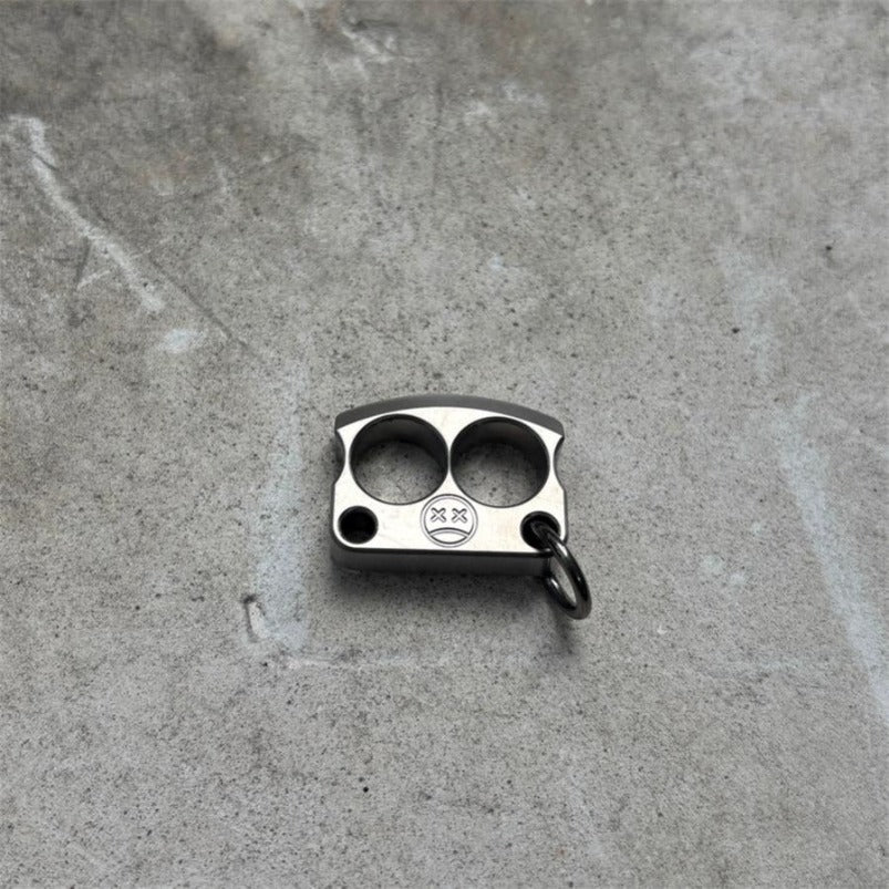 Mini Titanium Knuckle Duster Pendant Jewelry