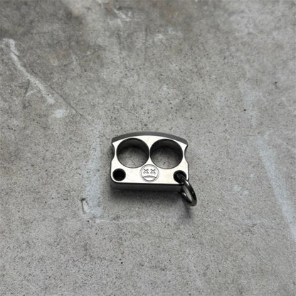 Mini Titanium Knuckle Duster Pendant Jewelry