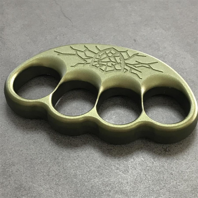 Shattered Crest 6061-T6 Aluminum Knuckle Duster