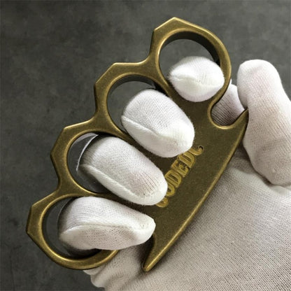 GODEDC Old Style Brass Knuckle Duster EDC Tool