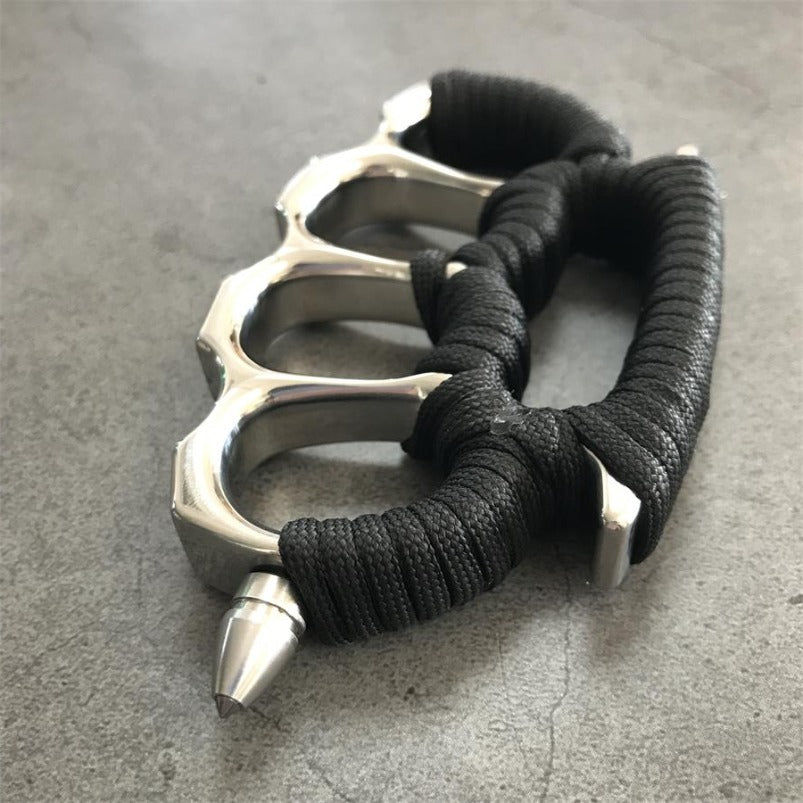 Removable Steel Head Mirror Steel Knuckles EDC