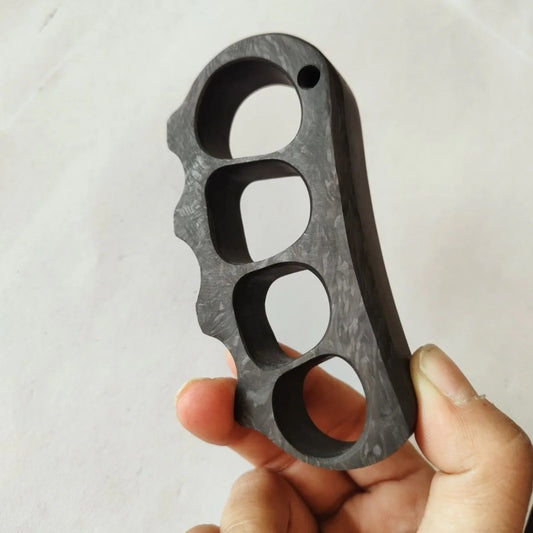 Pea-Carbon Fiber Knuckle Duster Self-protection Gear EDC