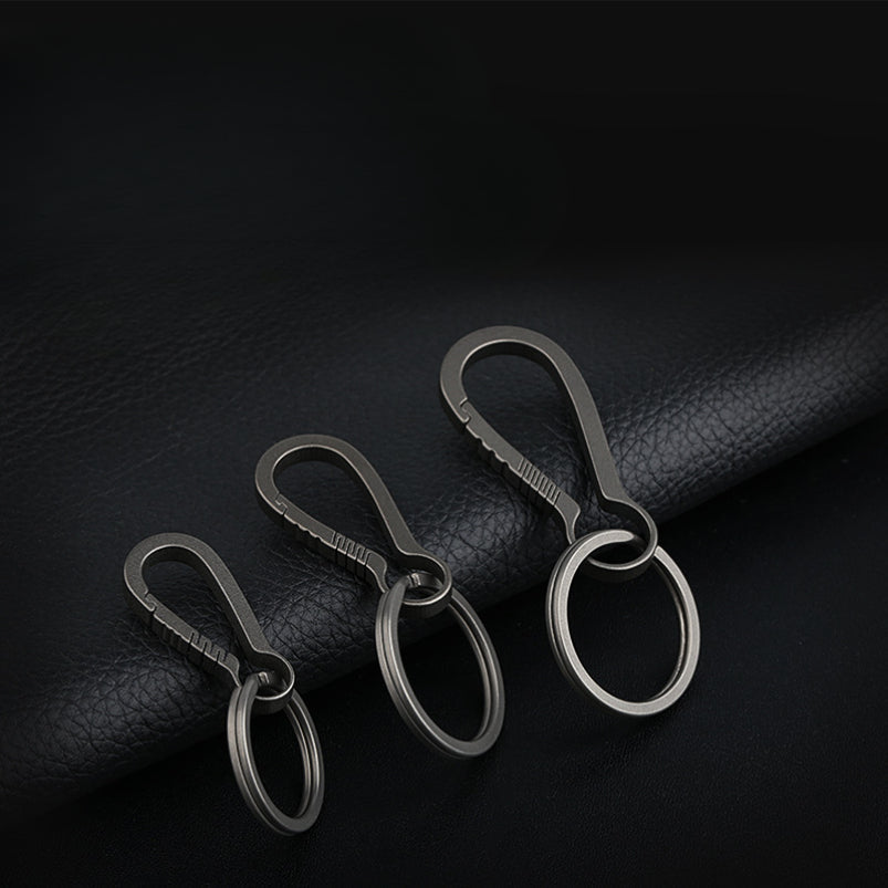 Fashion Minimalist Titanium Keychain Clip Key