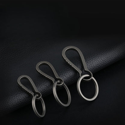 Fashion Minimalist Titanium Keychain Clip Key