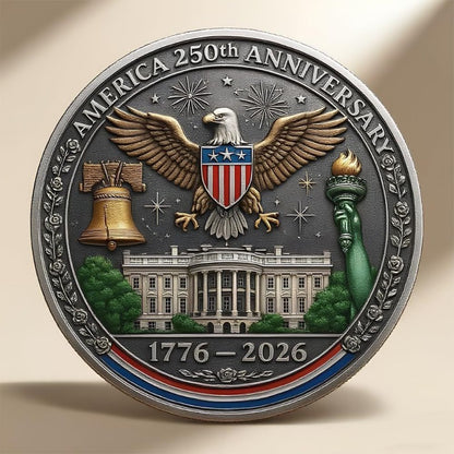 1776 United States 250 Anniversary Medal Exquisite Coin Commemorative Collection