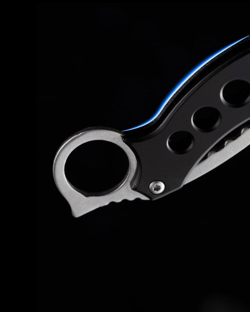 With Holes Portable Outdoor Claw Knife Folding Knives EDC Tool