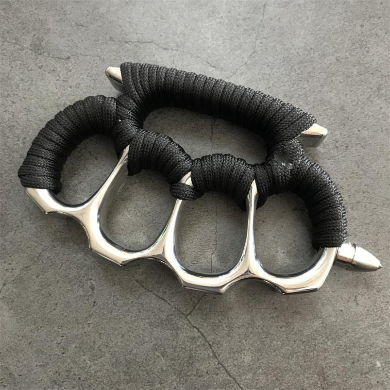 Removable Steel Head Mirror Steel Knuckles EDC