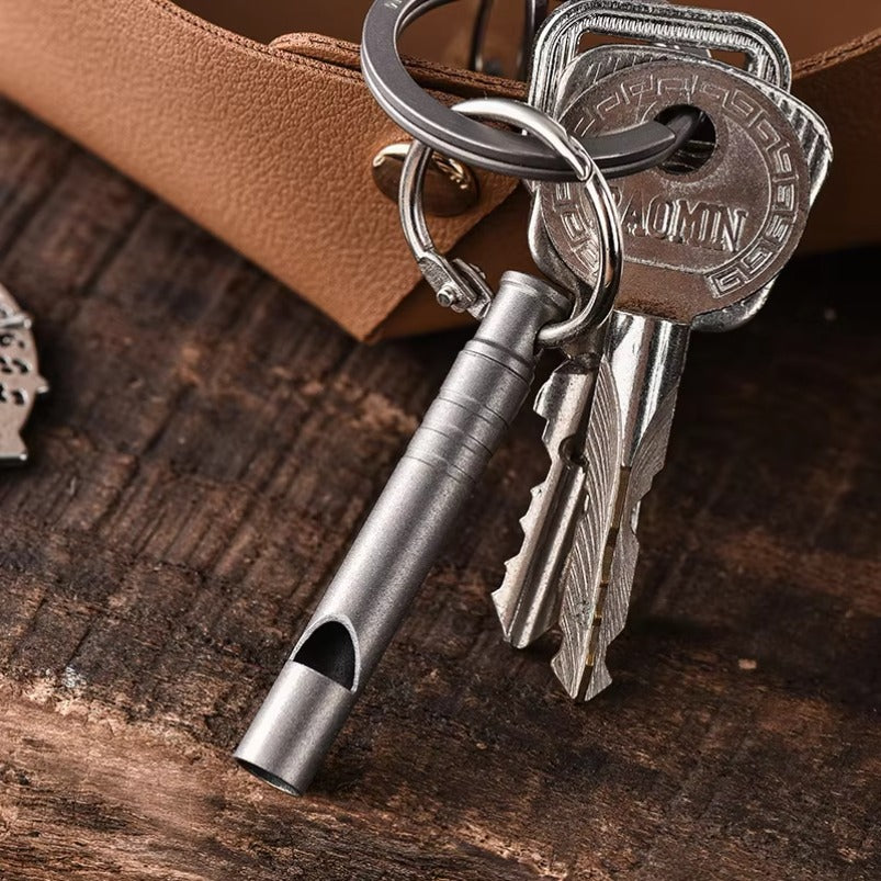 Titanium Alloy Single Tube Burst Whistle Referee Whistle