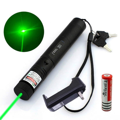 10Mile Military Green Laser Pointer Pen Cat Toy