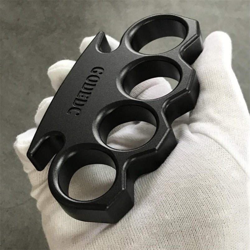 GODEDC Black Lightweight Aviation Aluminum Knuckle EDC