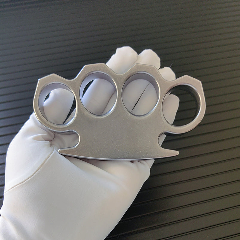 The KING Stone Wash Precision Steel Knuckle Dusters EDC