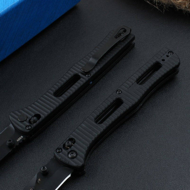 BM417 All-black Tactical Folding Knife