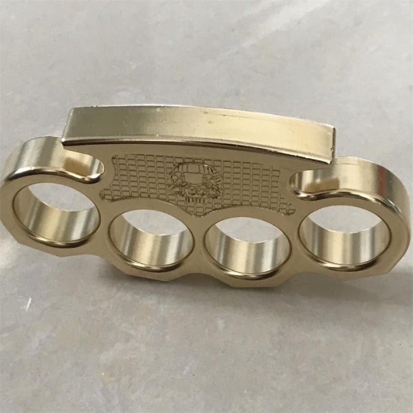 High Quality EDC Mini Classic Brass Skull Knuckle EDC