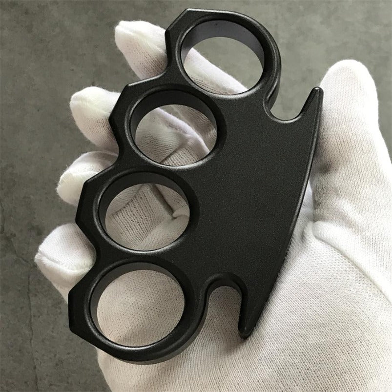 Black Aviation Aluminum Lightweight Knuckle Duster EDC