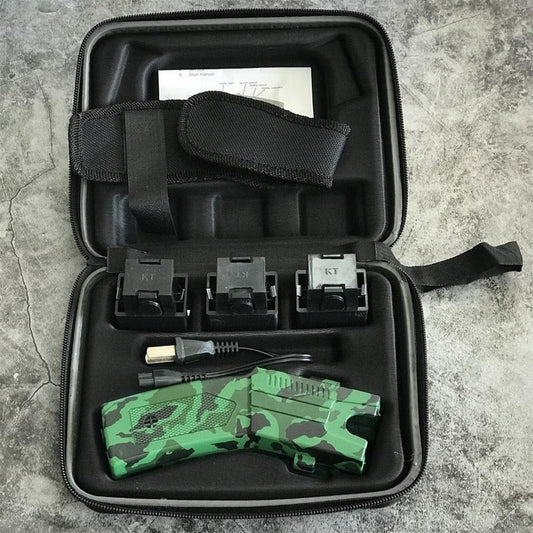 Taser LED Light Shooting Gun Electric Alarm Stun Gun