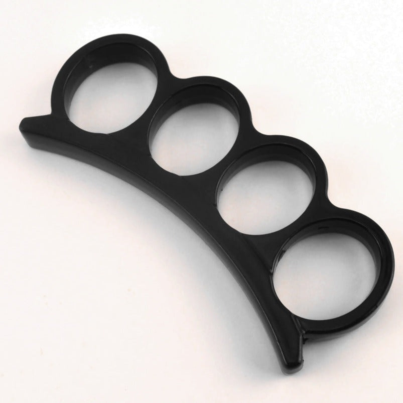 Crown-brass Knuckle Duster Lutando Autoproteção Portátil EDC