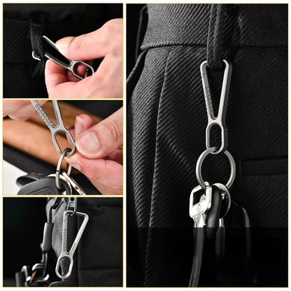 Men's Waist Hanging Personality Creative Titanium Alloy Key Chain