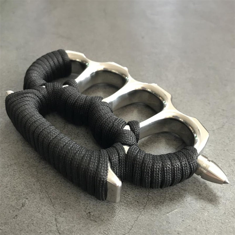 Removable Steel Head Mirror Steel Knuckles EDC