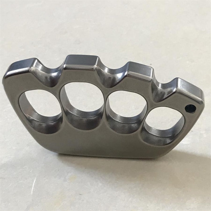 Hard Big Finger Hole Titanium Knuckle Dusters EDC