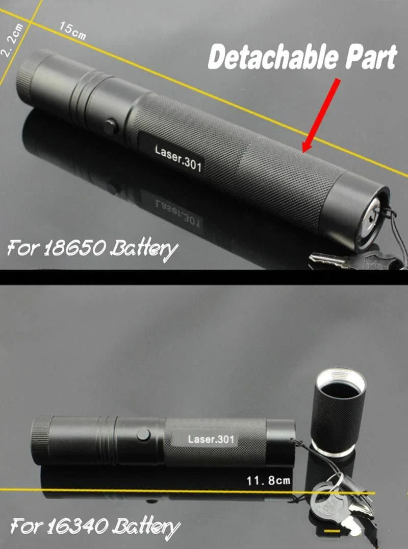 10Mile Military Green Laser Pointer Pen Cat Toy